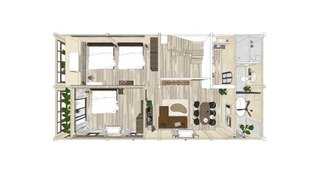 Семейные апартаменты с 2 комнатами The Lair Bangkok - 3mins walk to ICON SIAM