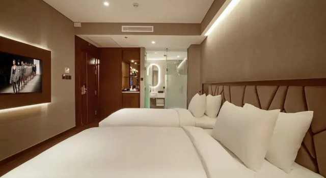 Одноместный номер Deluxe Nhat Ha Lavish Hotel