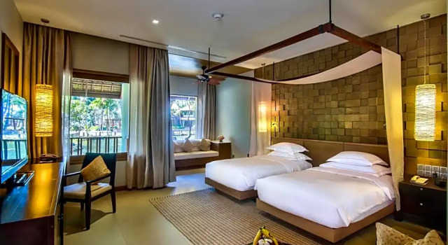 Двухместный номер Deluxe с балконом и с видом на залив Hilton Ngapali Resort & Spa