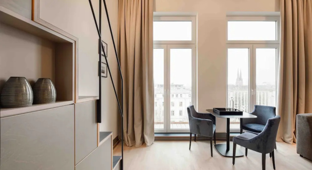 Студия Comfort с балконом OBERDECK Studio Apartments