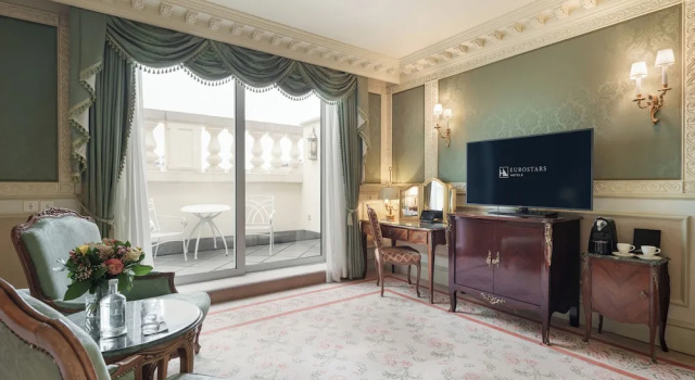Двухместный номер с террасой Superior Eurostars Grand Hotel Wien