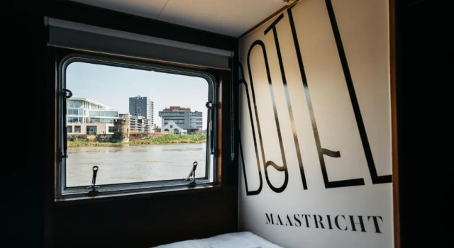 Номер Standard с видом на воду Botel Maastricht