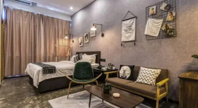 Двухместный семейный люкс Leyu Apartment