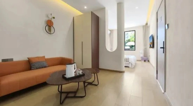 Двухместный люкс Deluxe с красивым видом из окна Jingdezhen Huatang Courtyard · Boutique Stay