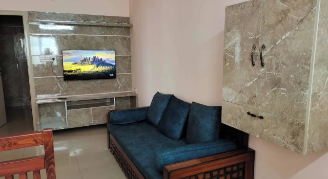 Апартаменты с балконом Ramamurthy/sleeps6/2bedroom/tv/wifi