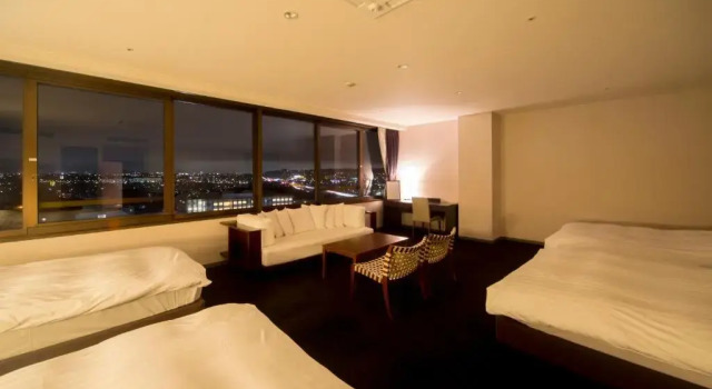 Четырёхместный номер Premium Kikunan Onsen Yubel Hotel