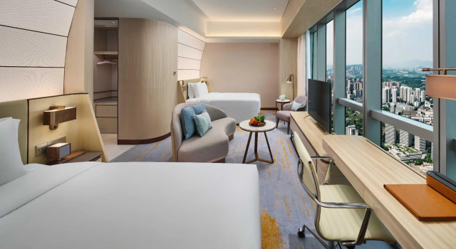 Двухместный номер Premium с видом на город InterContinental Chongqing Raffles City by IHG