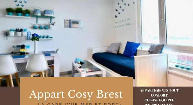 Студия Appart Cosy Brest  vue mer