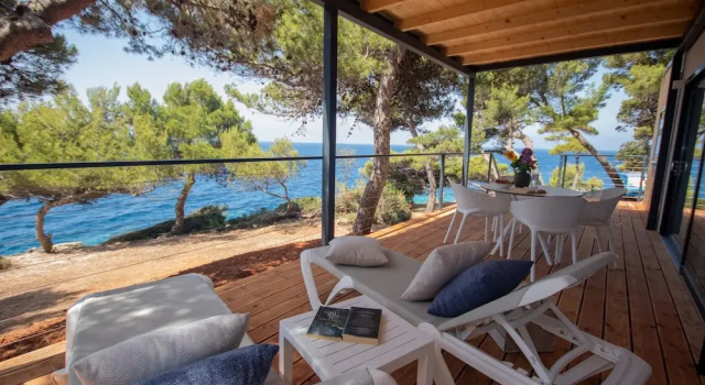 Номер Premium с 2 комнатами рядом с пляжем Arena Stoja Camping Homes