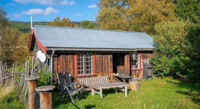 Standard Zimmer 1 Schlafzimmer mit Bergblick Trollskogen Gård