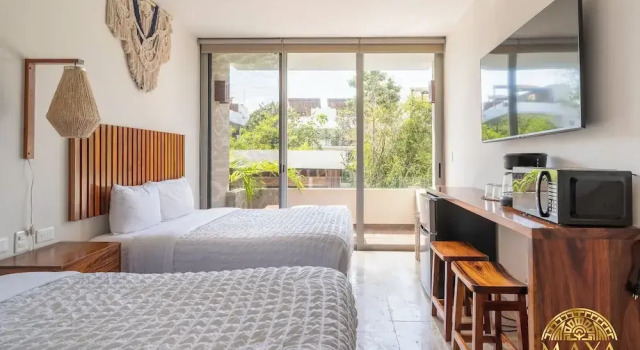 NHOA 205A 2BR Condo Pool View Aldea Zama, Rezervovat Apartmán Zama 