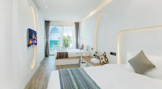 Двухместный номер Standard с видом на море That sea in Sanya The sea infinity pool designer Meisu