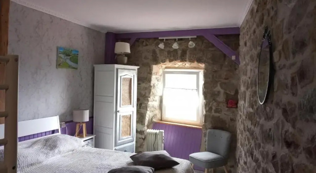 Семейный номер Standard с видом на горы Le Relais De Rochepaule