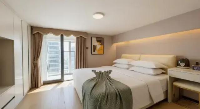 Семейный люкс Дуплекс с 2 комнатами Davis loft international apartment (Shenzhen North Station Store)