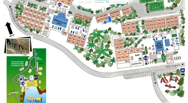 Апартаменты c 1 комнатой с видом на море Apartamentos San Miguel Park & Esmeralda Mar