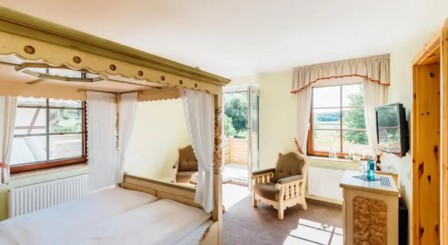 Студия с балконом Erlebnishotel "Zur Schiffsmühle" GmbH