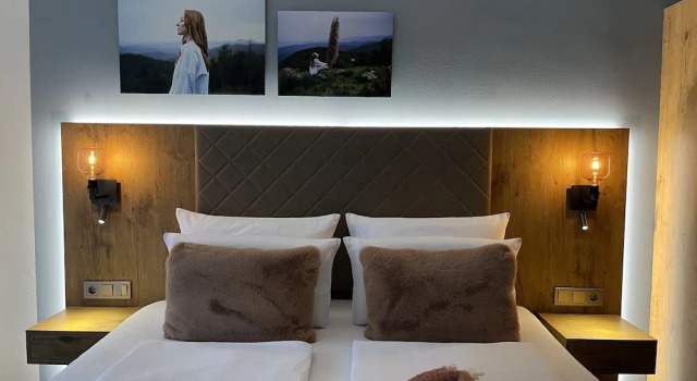 Двухместный номер Standard с балконом DAS SCHLOSSBERG - Boutique Hotel im Park- Nahe der Therme