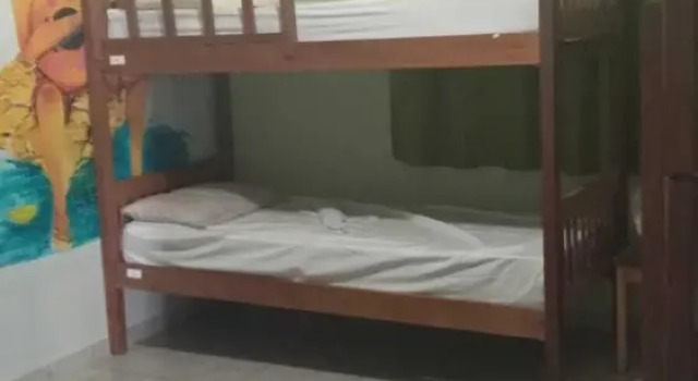 Кровать в общем номере Soul Hostel Natal