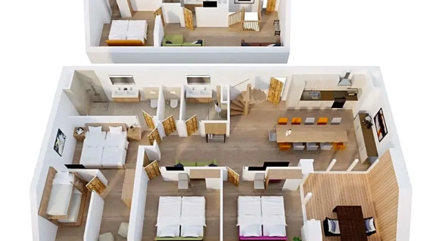 Апартаменты Дуплекс COOEE alpin Hotel Dachstein
