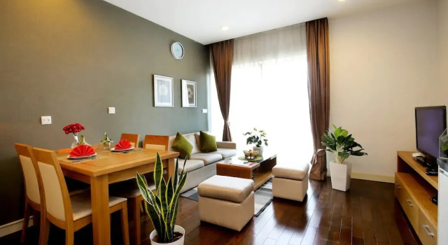 Апартаменты c 1 комнатой с балконом Lancaster Hanoi Service Apartment