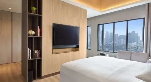 Люкс Пентхаус с 3 комнатами с видом на бассейн Marriott Executive Apartments, Bangkok Townhall Sukhumvit