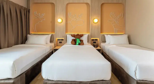 Трёхместный номер Deluxe Moose Easy Hotel