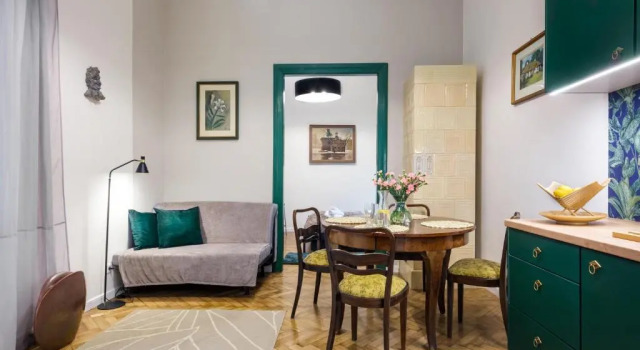 Апартаменты c 1 комнатой с балконом Tyzenhauz Apartments - Premium