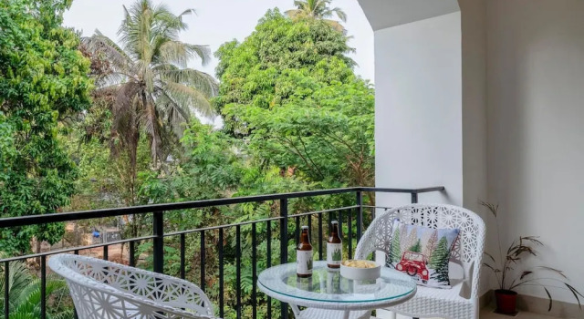 Апартаменты 1BR Apt in Candolim With Pool 5 Mins From Beach