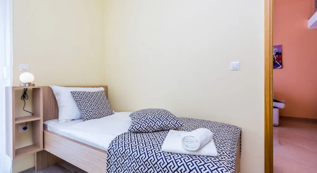 Апартаменты Deluxe с балконом Luxury apartments Kostrena with pool