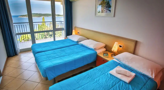 Апартаменты с 2 комнатами с балконом и с видом на море Splendid Resort