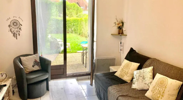 Appartement Rez de jardin Cabourg résidence bord de mer, Забронировать Апартаменты/квартира Кабур 