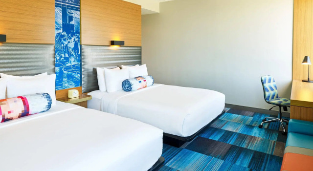 Четырёхместный номер Standard Aloft by Marriott Las Colinas