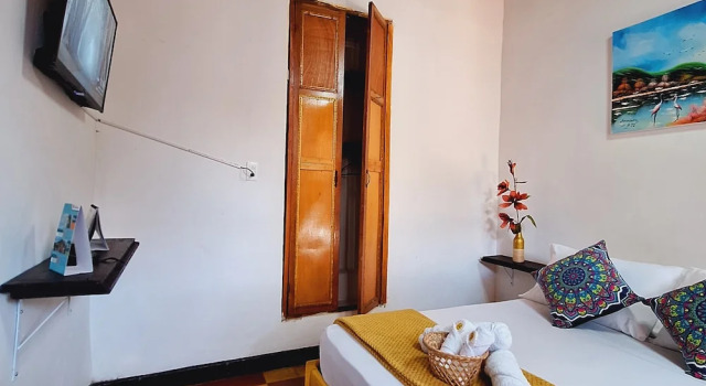 Двухместный номер Deluxe с видом на внутренний двор Hostal Colombian Gold