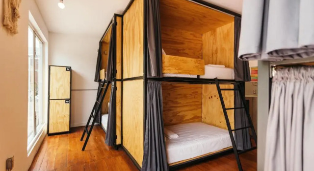 Кровать в общем номере (женский номер) CASA MX alameda