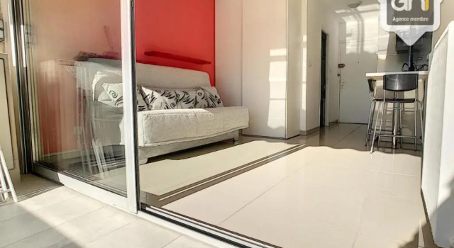 Апартаменты c 1 комнатой Studio première ligne terrasse vue dégagée centre ville point zero