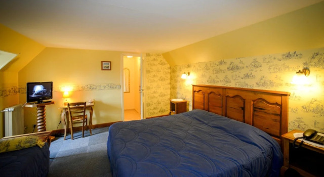 Двухместный номер Comfort Logis Hôtel Restaurant Manoir De LAcherie