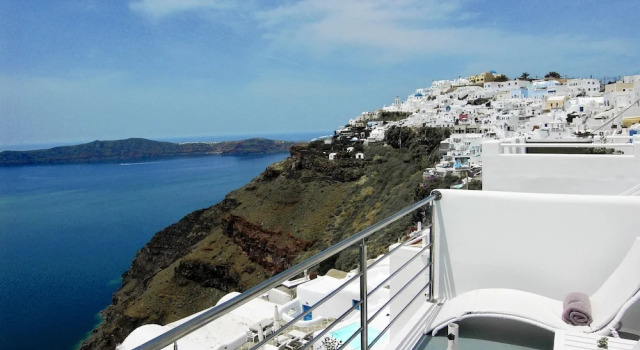 Люкс с балконом и с видом на море Aeolos Art & Eco Suites Adults Only