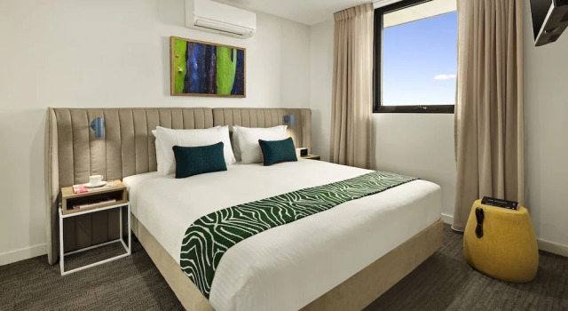 Апартаменты Executive с 2 комнатами с балконом Quest Dandenong Central