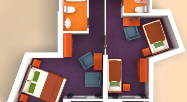 Семейный номер Standard Atrium Hotel - Family friendly
