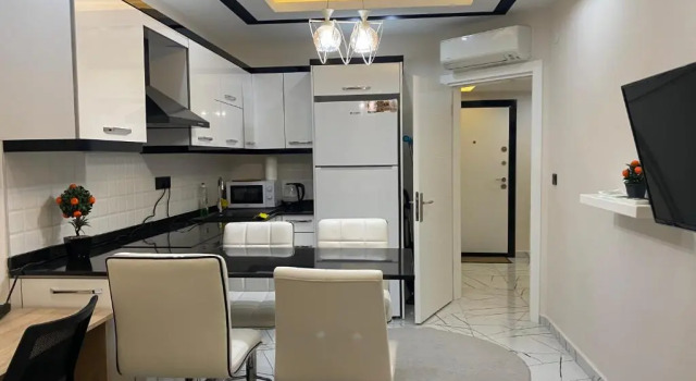 Апартаменты c 1 комнатой 1+1 new cozy apartment in the Center of Alanya.
