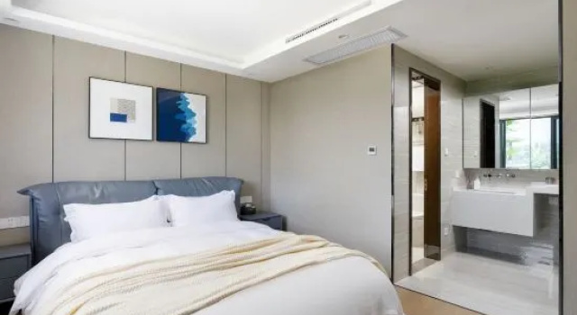 Люкс с 2 комнатами с видом на озеро Huangshan Taiping Lake Shancheng Jiushi Vacation Apartment