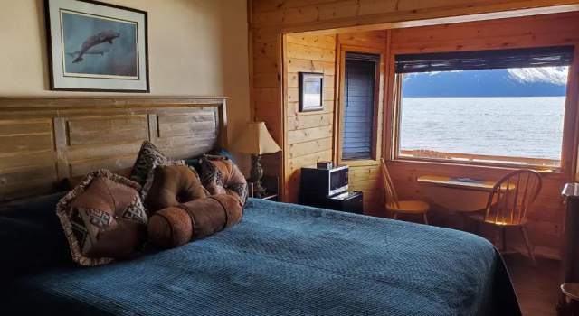 Двухместный номер Deluxe с видом на море Resurrection Lodge on the Bay