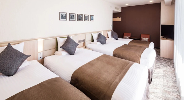 Четырёхместный номер семейный с видом на Фудзи HOTEL MYSTAYS Fuji Onsen Resort