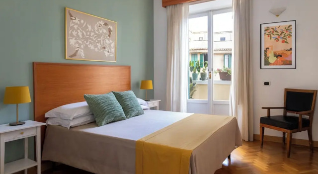 Двухместный номер Standard с балконом B&B A Casa di Tiziana - Roma