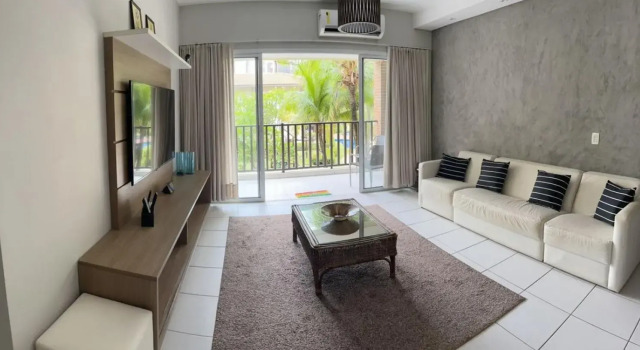 Lindo apto Beach Living 3 quartos Porto Das Dunas Fortaleza Ceará a 400 m do Beach Park, Забронировать Отель Пакатуба Сеара