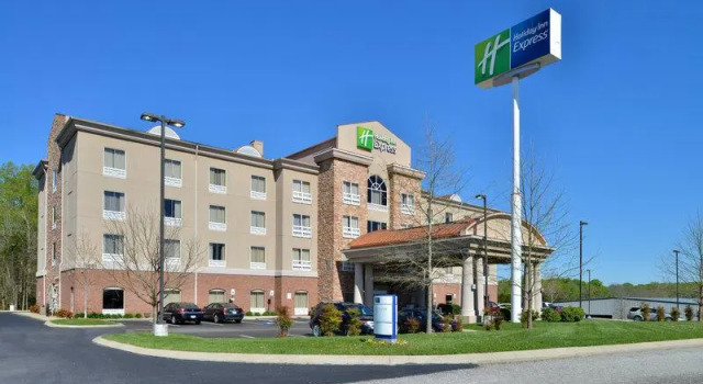 Кровать в общем номере Holiday Inn Express Columbia by IHG