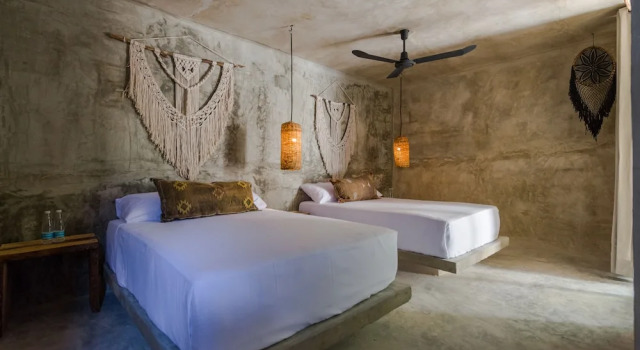 Четырёхместный номер Deluxe Casa Coyote Tulum