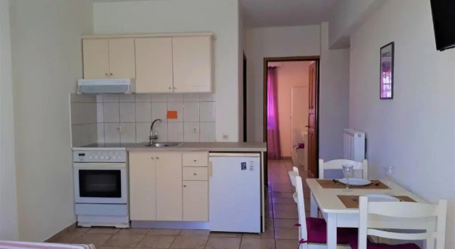 Апартаменты c 1 комнатой с балконом и с красивым видом из окна Ikos Studios and Apartments