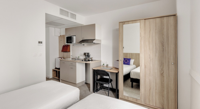 Двухместный номер Standard Montempô Apparthôtel Lille Gares