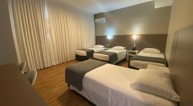 Четырёхместный номер Standard Hotel Himmelblau Blumenau - Centro de Blumenau, próximo ao Neumarkt Shopping